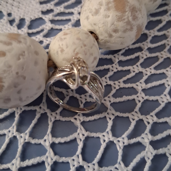 Kay Jewelers Silver Twisted Band Ring - Picture 4 of 4